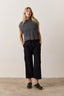 Akari Crop Linen Cotton Tie Pant