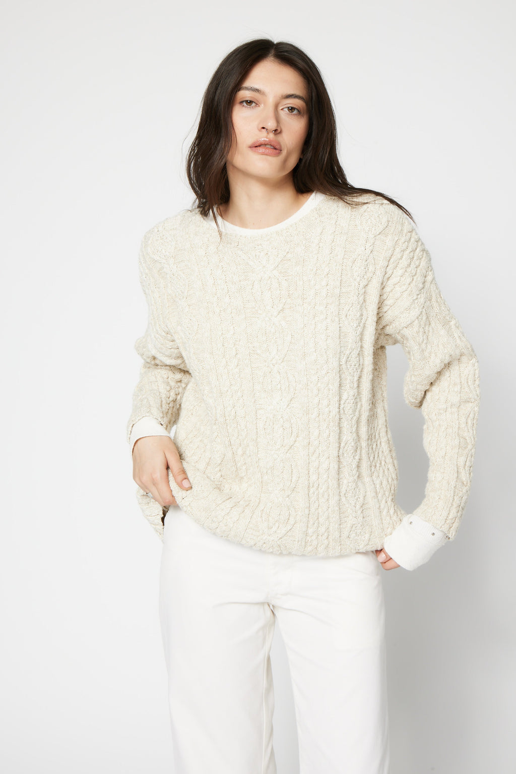 SRPLS 90S ERA Cable Sweater