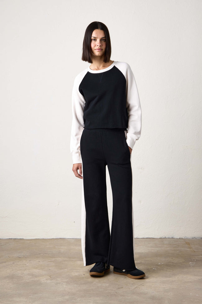 Riley Wide Leg Loop Terry Pant Hover Image