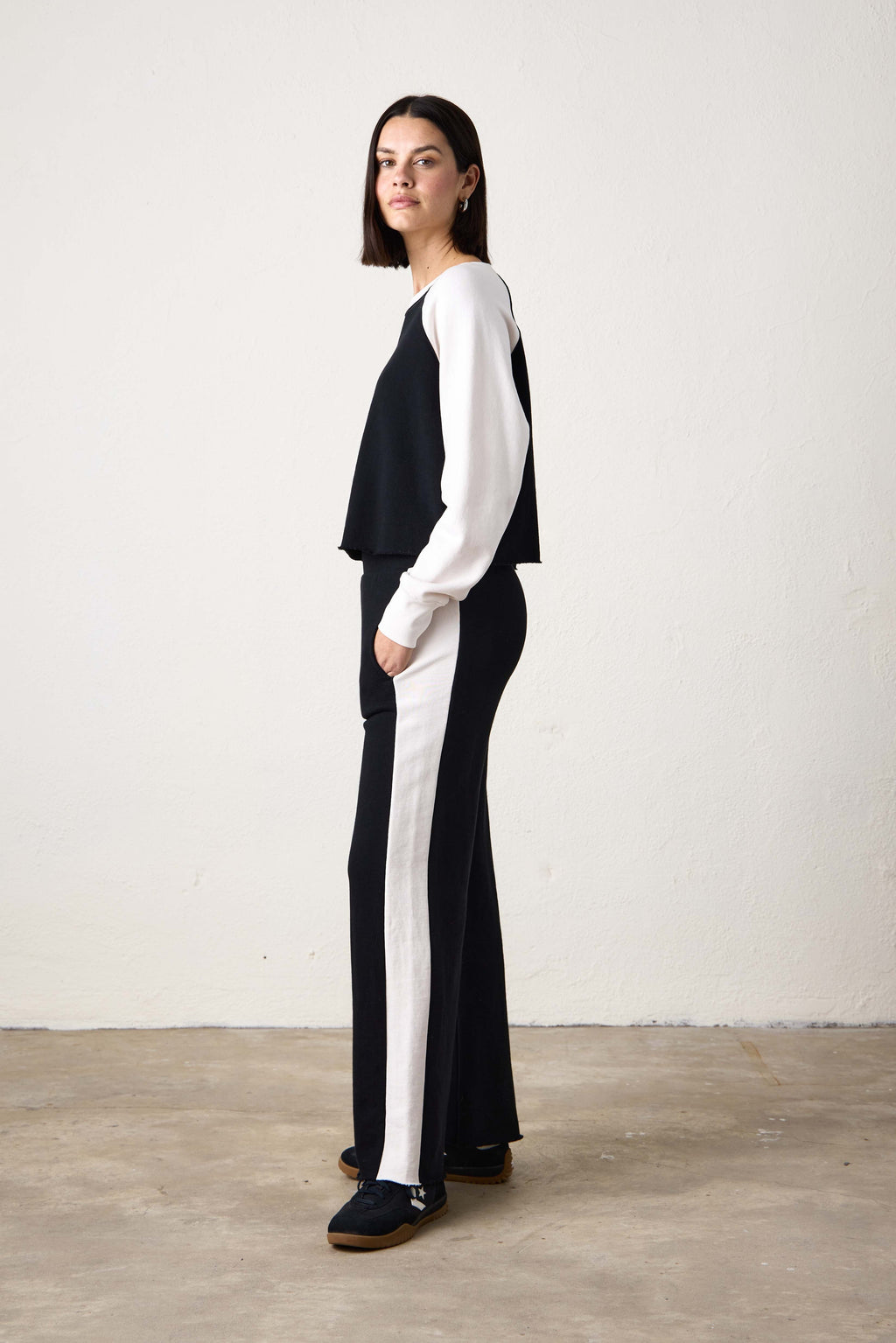 Marco Crop Loop Terry Sweatshirt