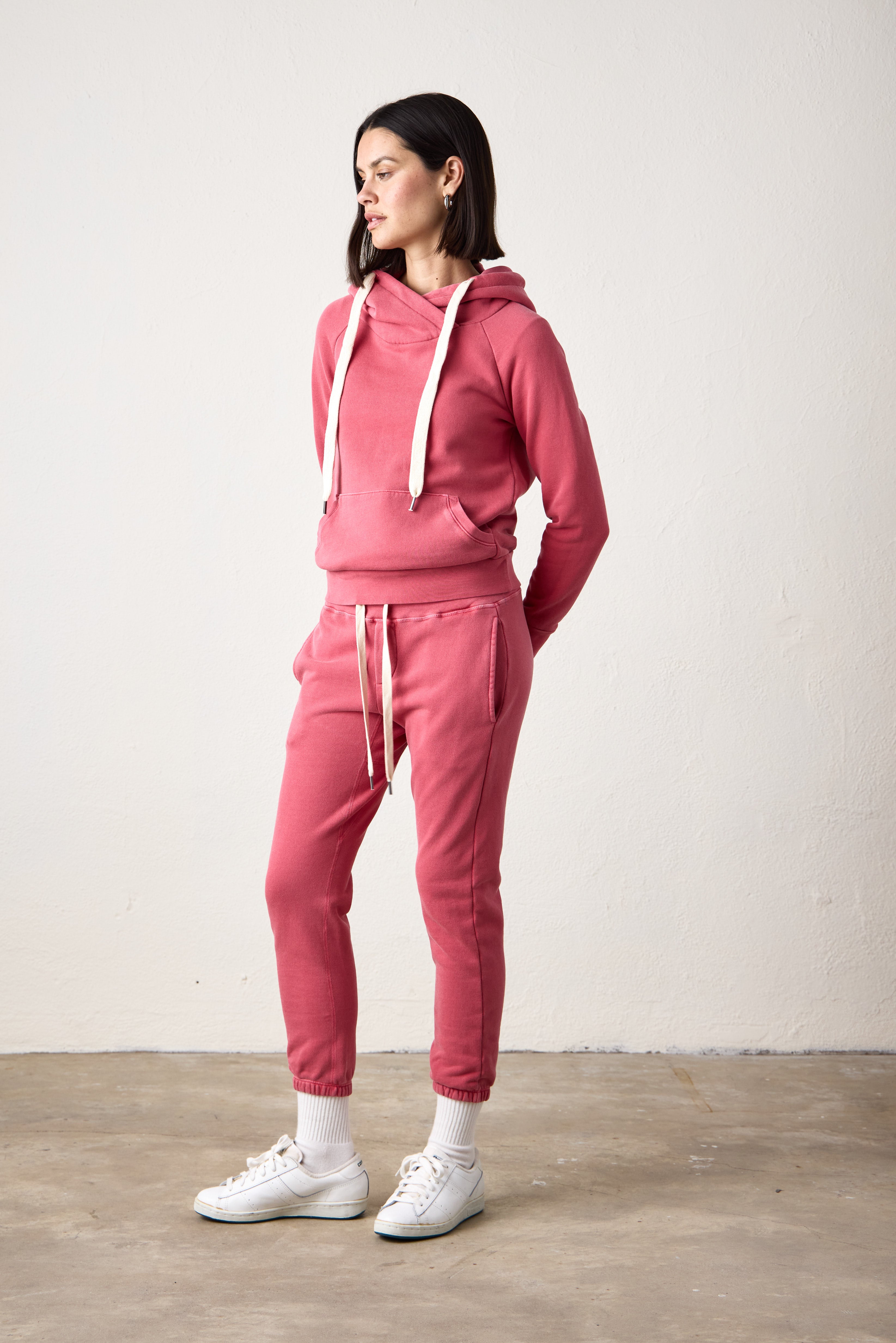 Lisse Fitted Loop Terry Hoodie