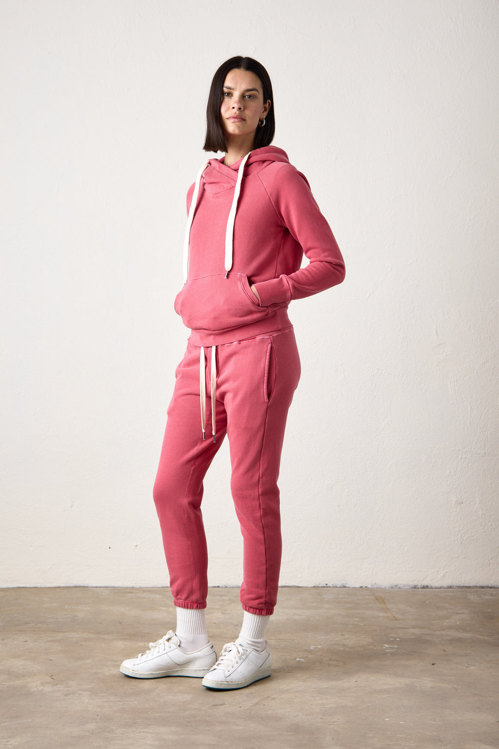 Lisse Fitted Loop Terry Hoodie