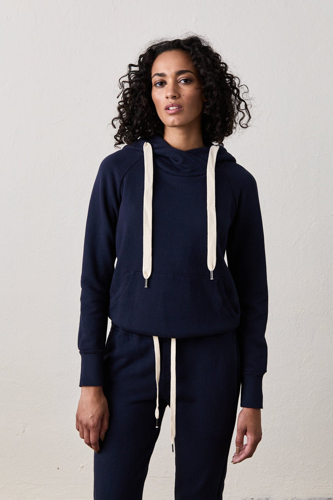 Lisse Fitted Loop Terry Hoodie Hover Image
