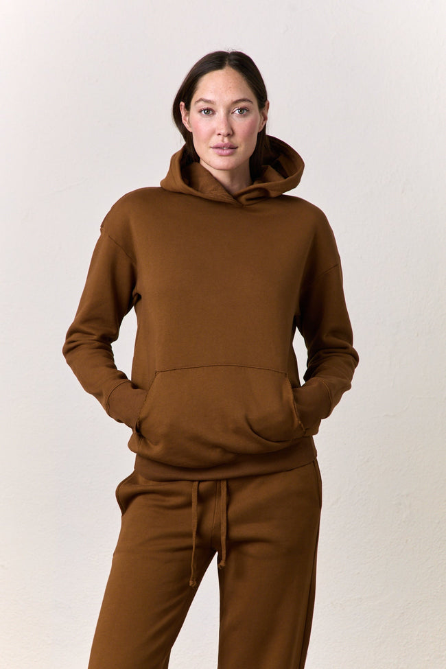 ELLIS RELAXED COZY FLEECE HOODY Hover Image