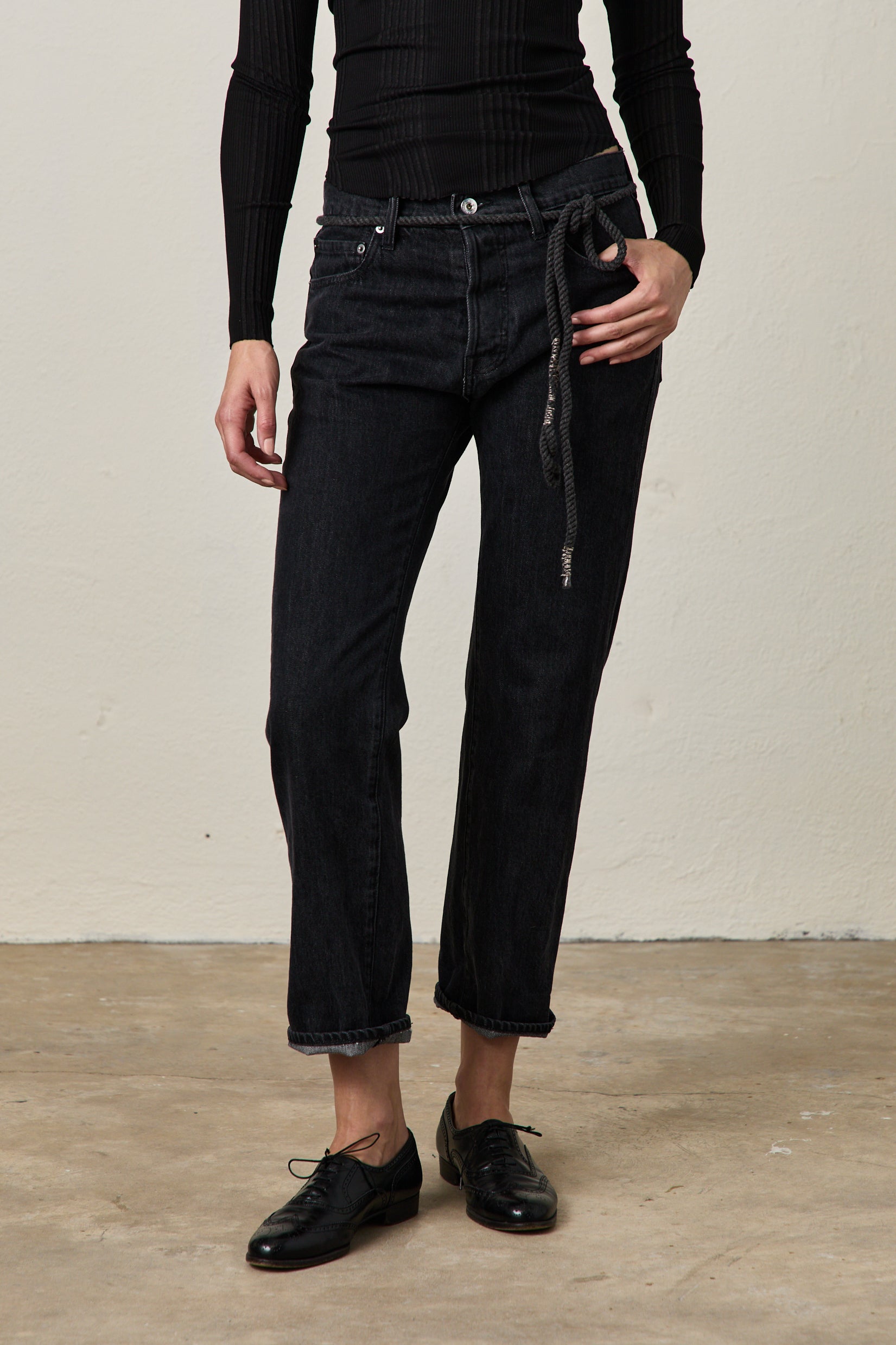 Owen Mid Rise Slim Straight Jean