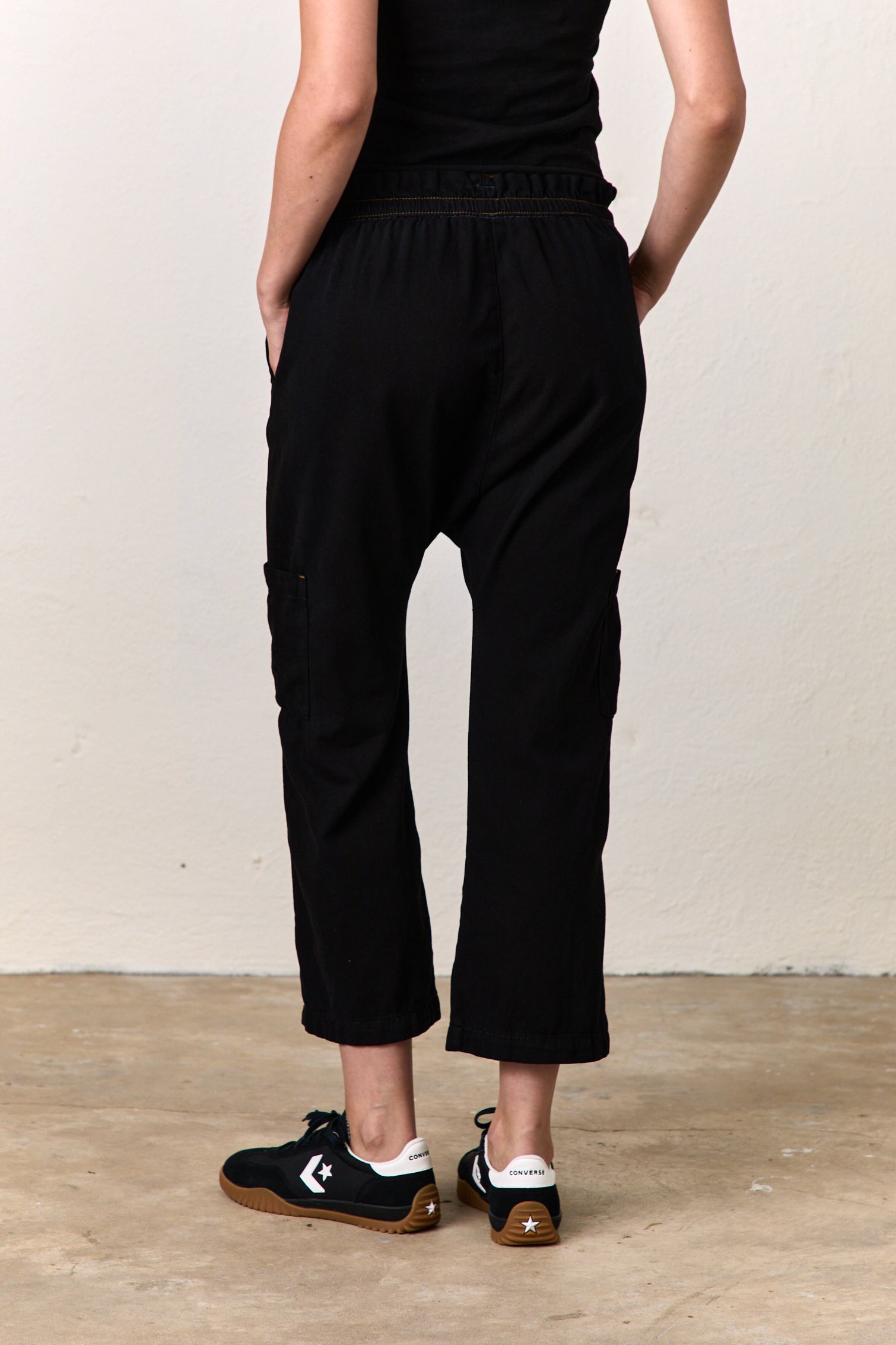 Shailey Paperbag Waist Cotton Pant