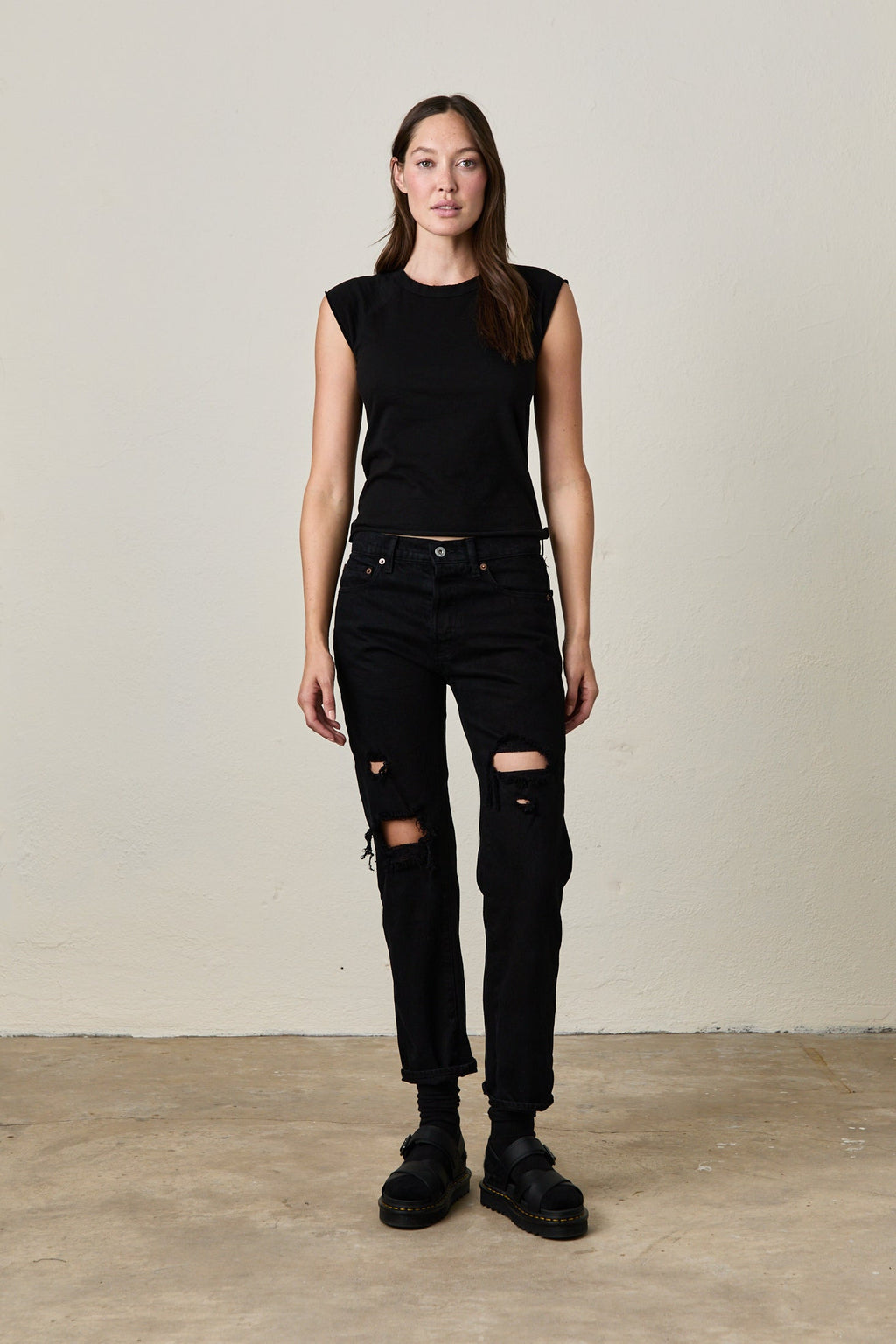 Owen Mid Rise Slim Straight Jean