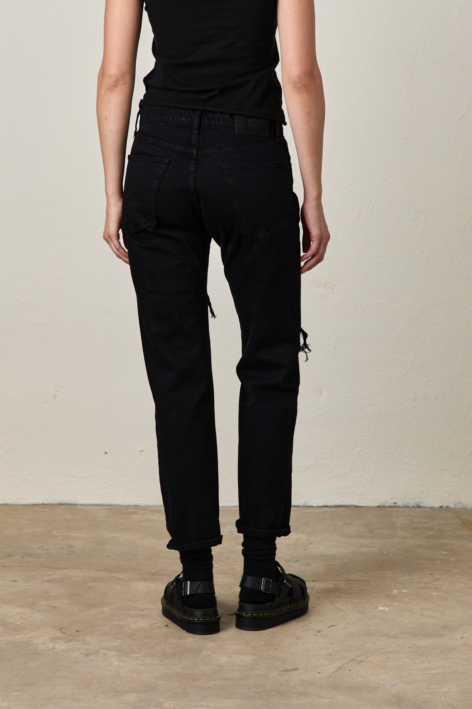 Owen Mid Rise Slim Straight Jean