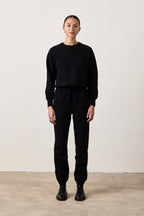 MARCO CROP COZY FLEECE SWEATSHIRT