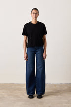 HARPER BOXY SLUB JERSEY TEE