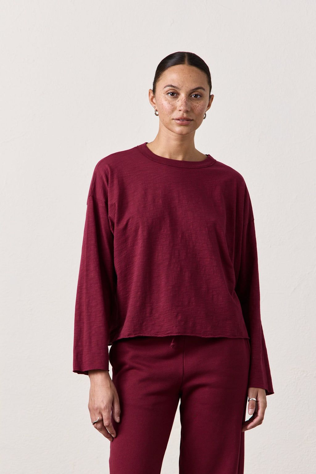 LOFFLER SLUB JERSEY BOXY TEE