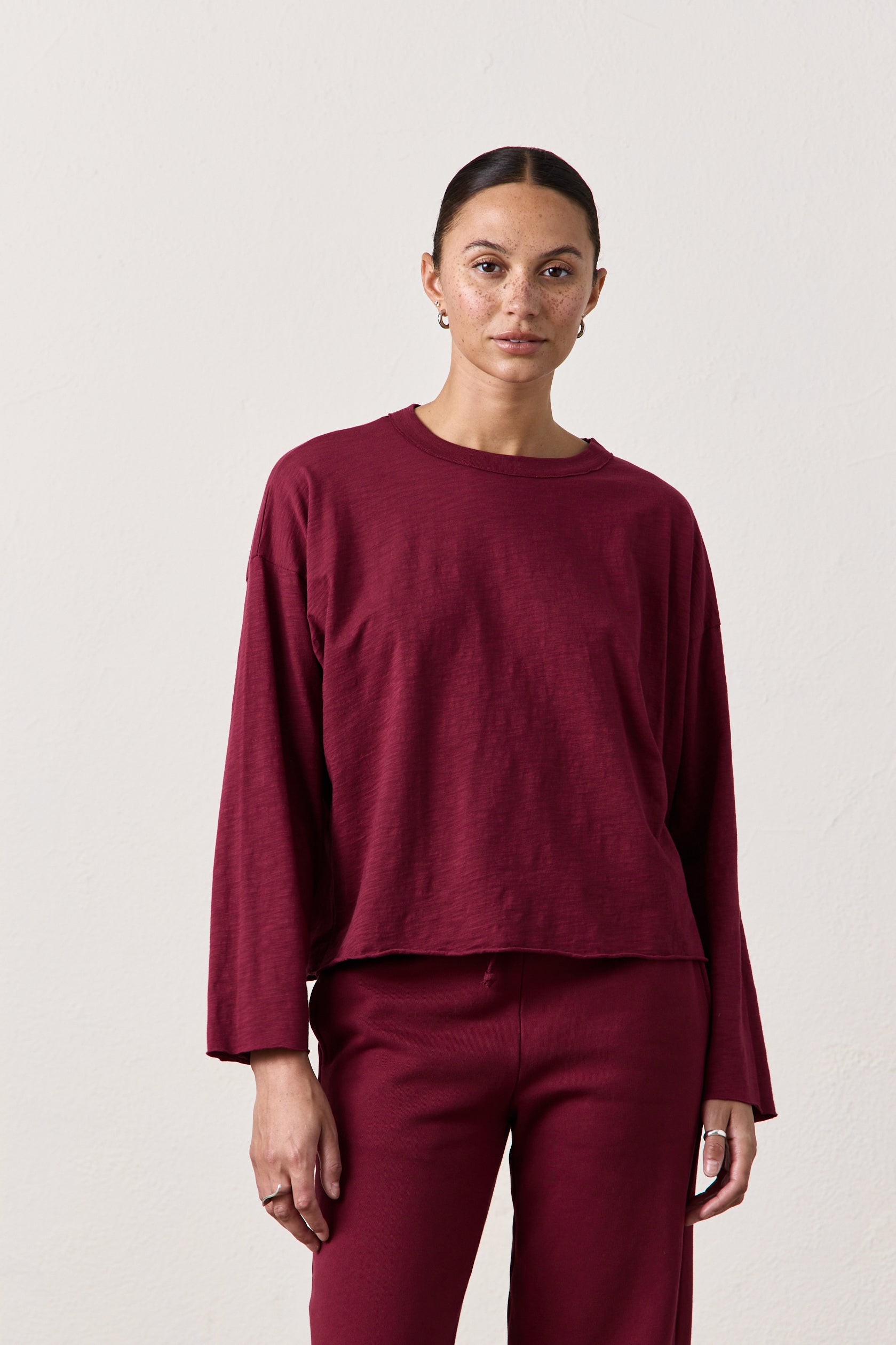 LOFFLER SLUB JERSEY BOXY TEE