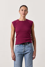 CHLOE FITTED RIB TEE