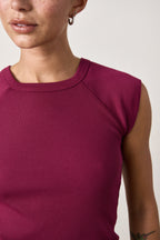 CHLOE FITTED RIB TEE