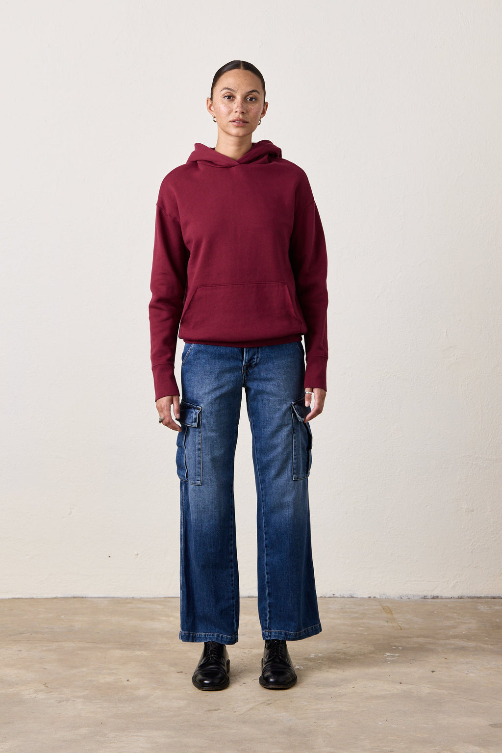 ELLIS RELAXED COZY FLEECE HOODY