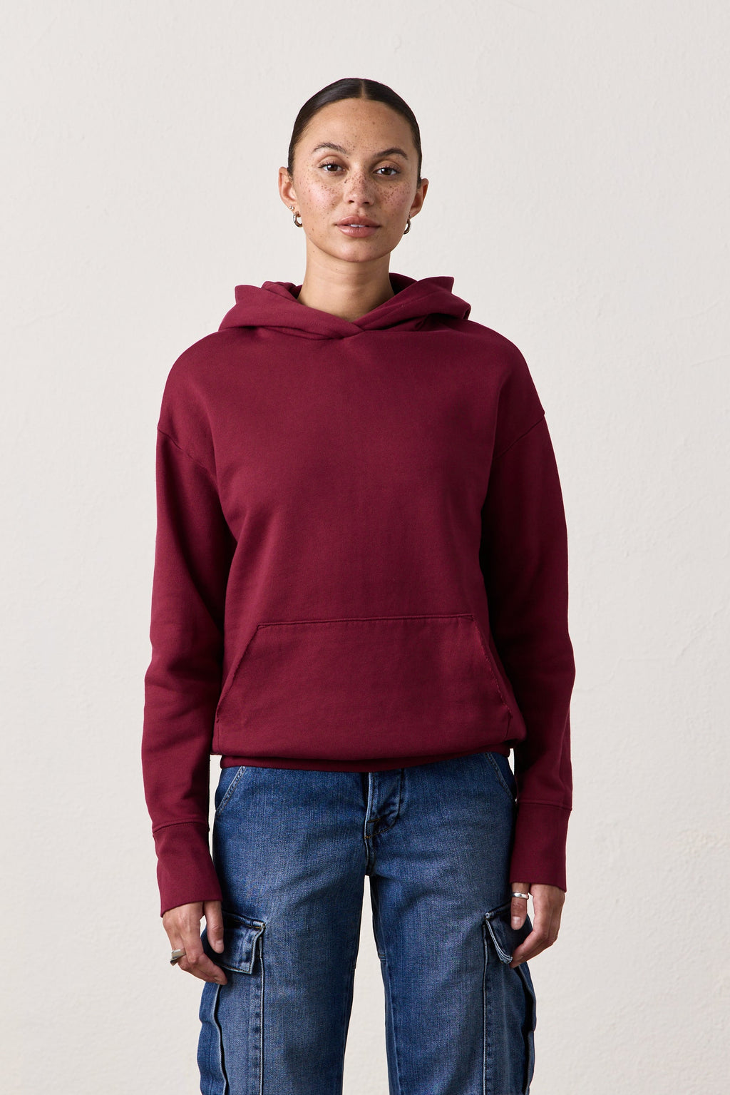 ELLIS RELAXED COZY FLEECE HOODY