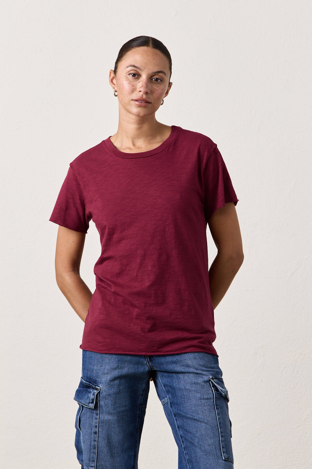 MOORE RELAXED SLUB JERSEY TEE