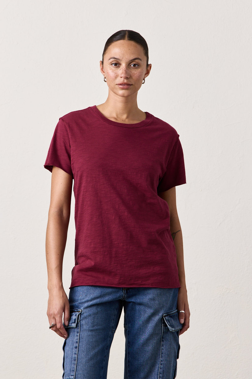 MOORE RELAXED SLUB JERSEY TEE
