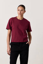 HARPER BOXY SLUB JERSEY TEE