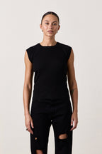 CHLOE FITTED RIB TEE
