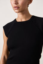 CHLOE FITTED RIB TEE