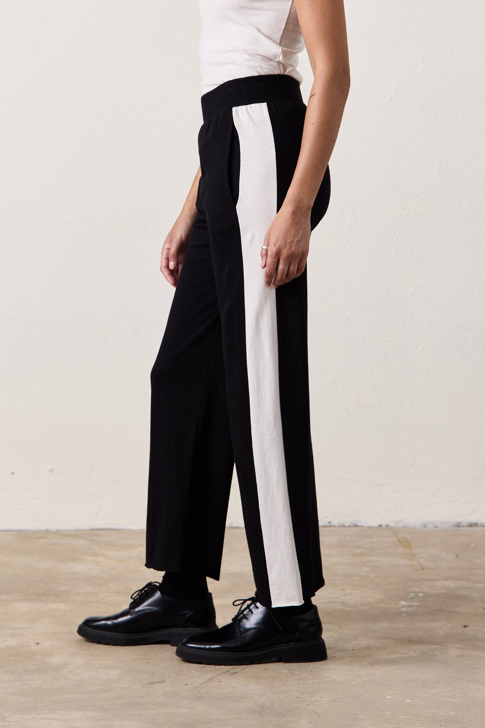 RILEY WIDE LEG JERSEY PANT