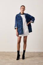 FRANKLIN BASEBALL JERSEY TEE DRESS