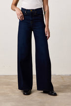 DELTA HIGH WAIST WIDE LEG JEAN
