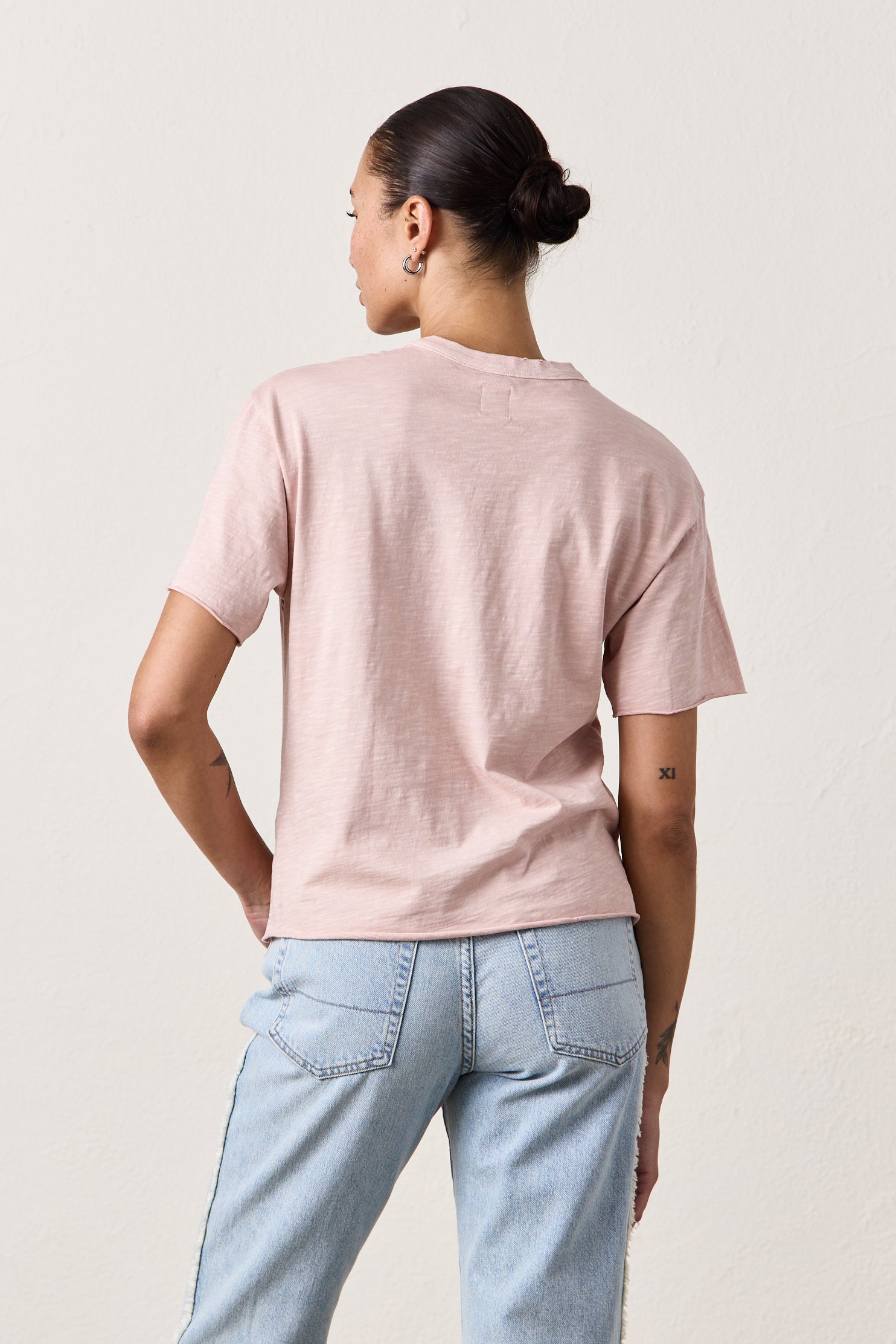 HARPER BOXY SLUB JERSEY TEE
