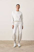 MARCO CROP COZY FLEECE SWEATSHIRT