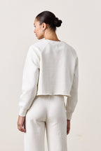 MARCO CROP COZY FLEECE SWEATSHIRT