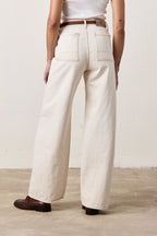 DELTA HIGH WAIST WIDE LEG JEAN