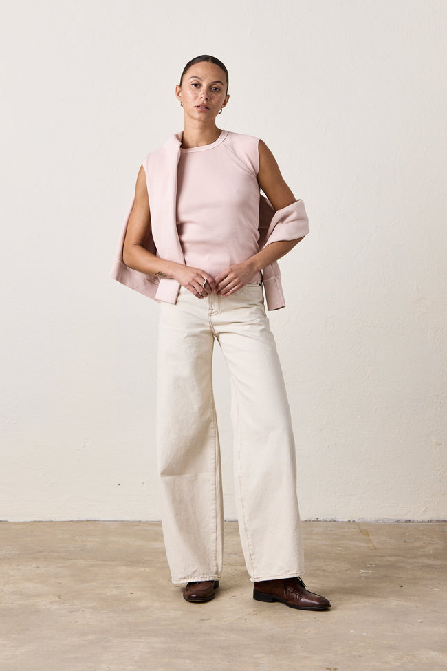 CHLOE FITTED RIB TEE Hover Image