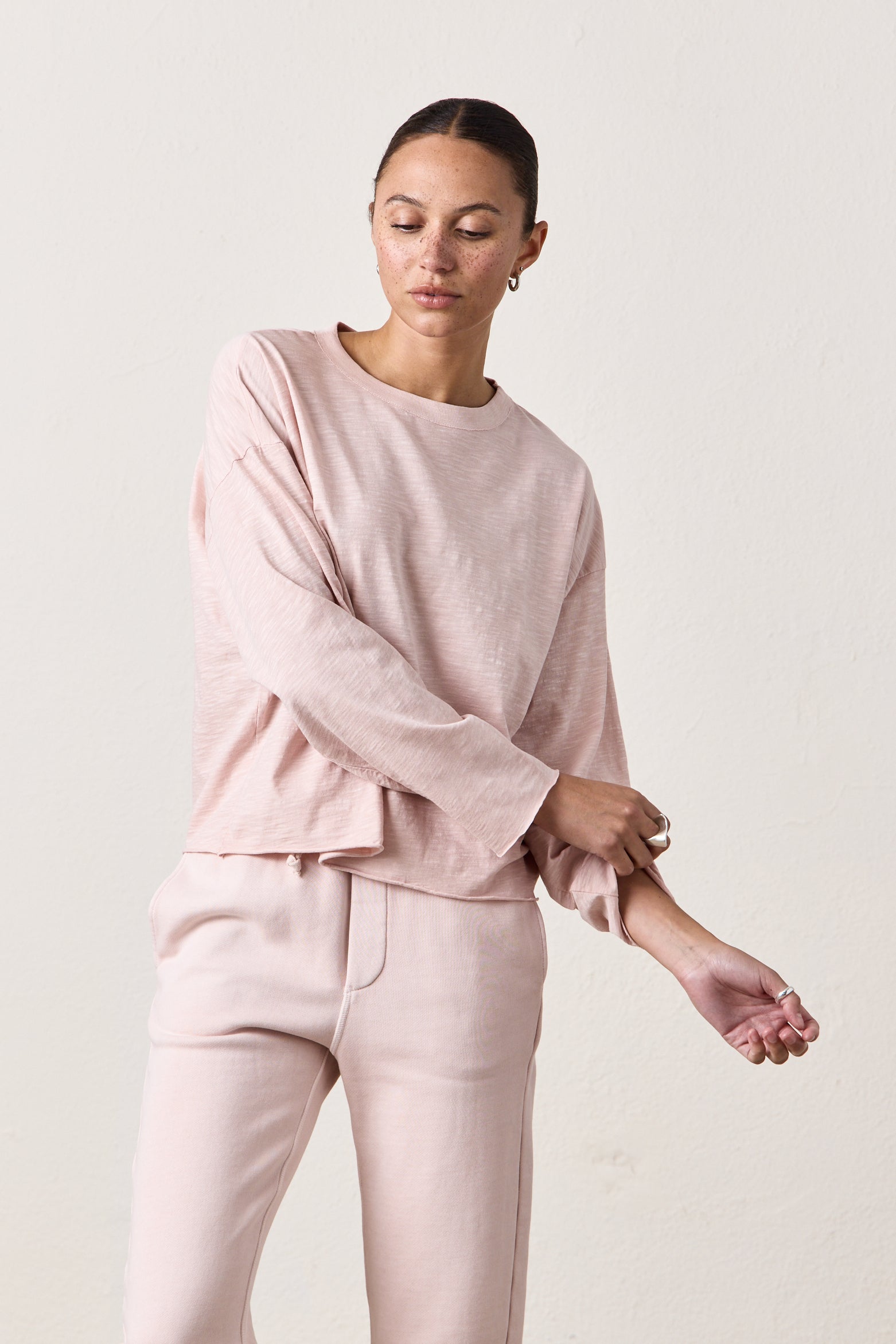 LOFFLER SLUB JERSEY BOXY TEE