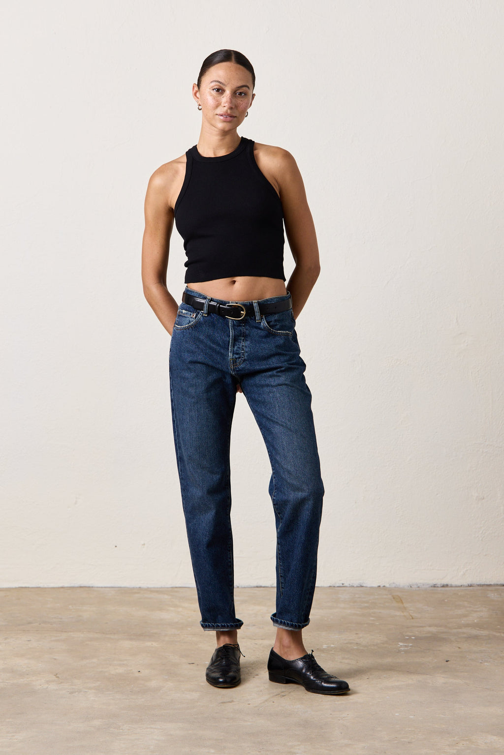 Owen Mid Rise Slim Straight Jean