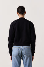 FOX ZIP FRONT COZY FLEECE BOMBER