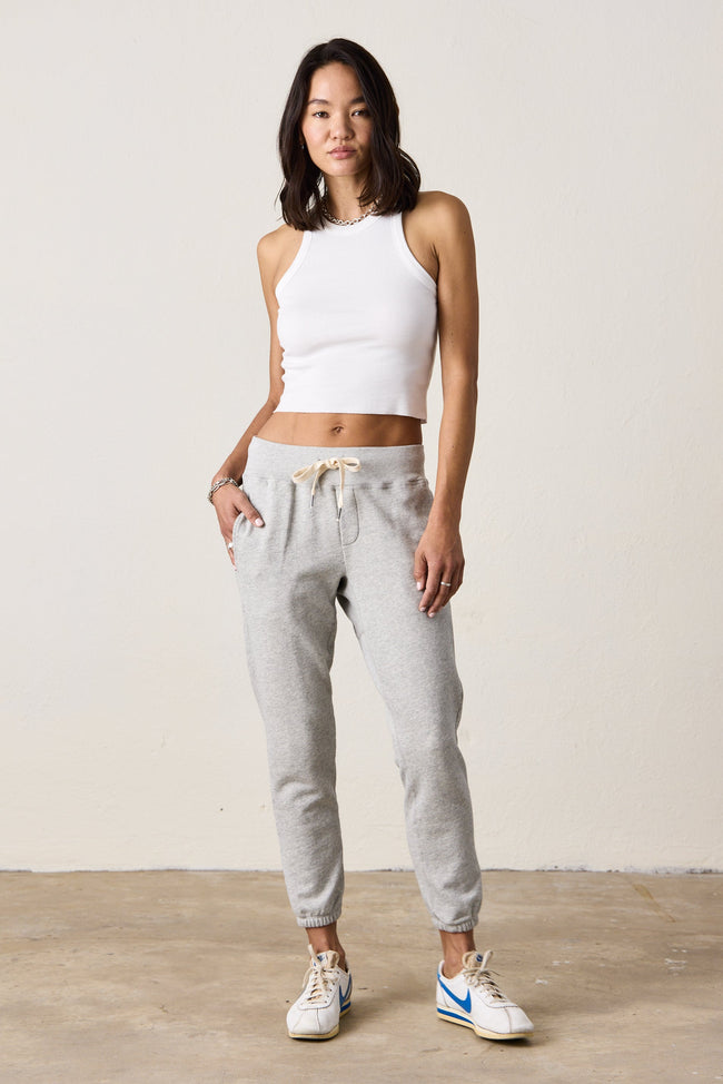 SAYDE SLIM VINTAGE TERRY SWEATPANT Main Image