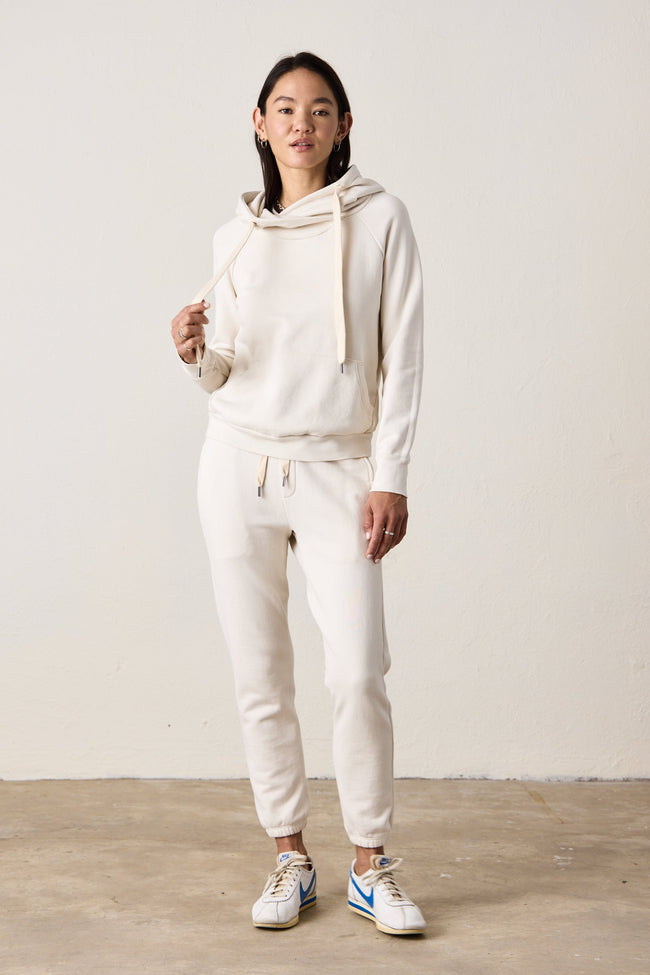 Lisse Fitted Loop Terry Hoodie Main Image