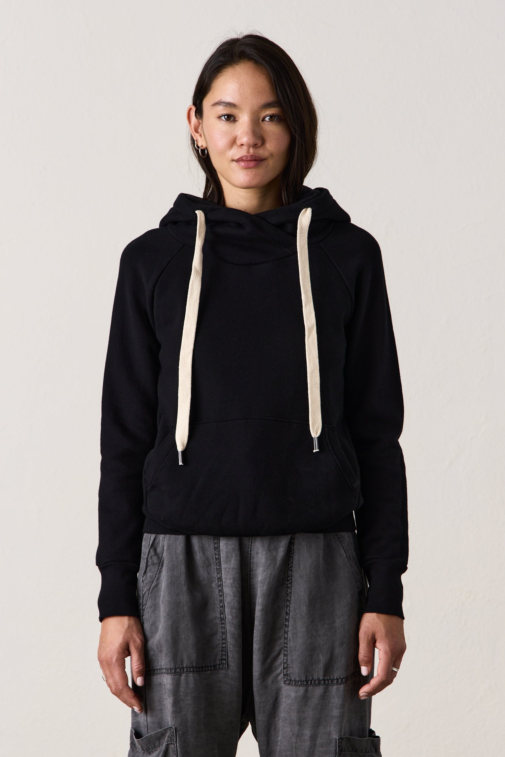 Lisse Fitted Loop Terry Hoodie