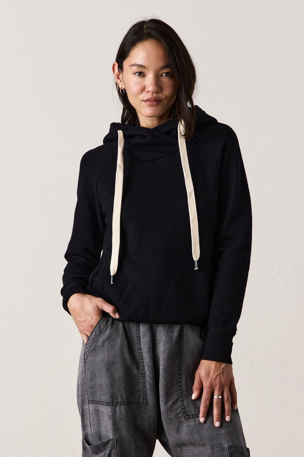 Lisse Fitted Loop Terry Hoodie