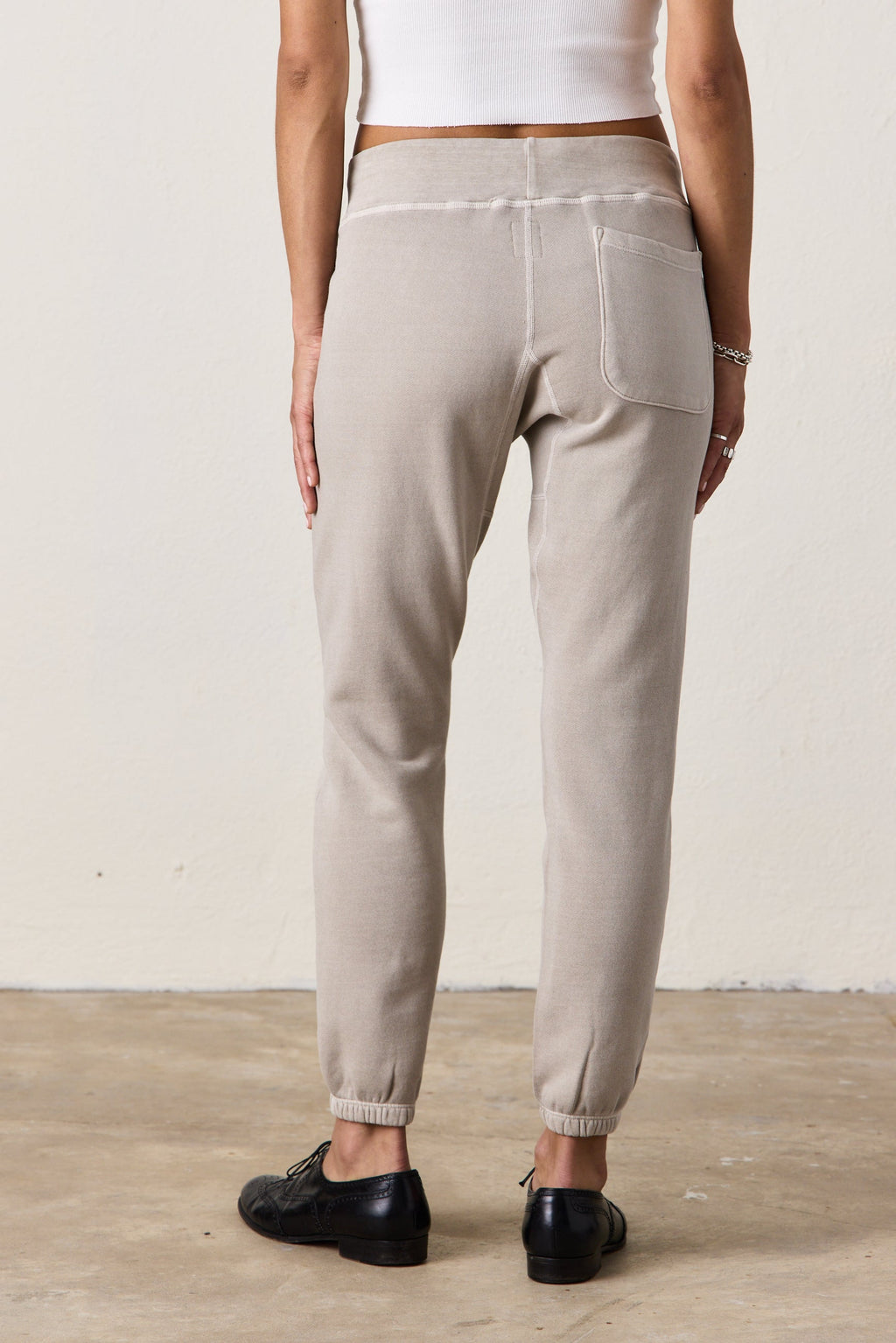 SAYDE SLIM LOOP TERRY SWEATPANT