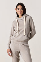 LISSE FITTED LOOP TERRY HOODY