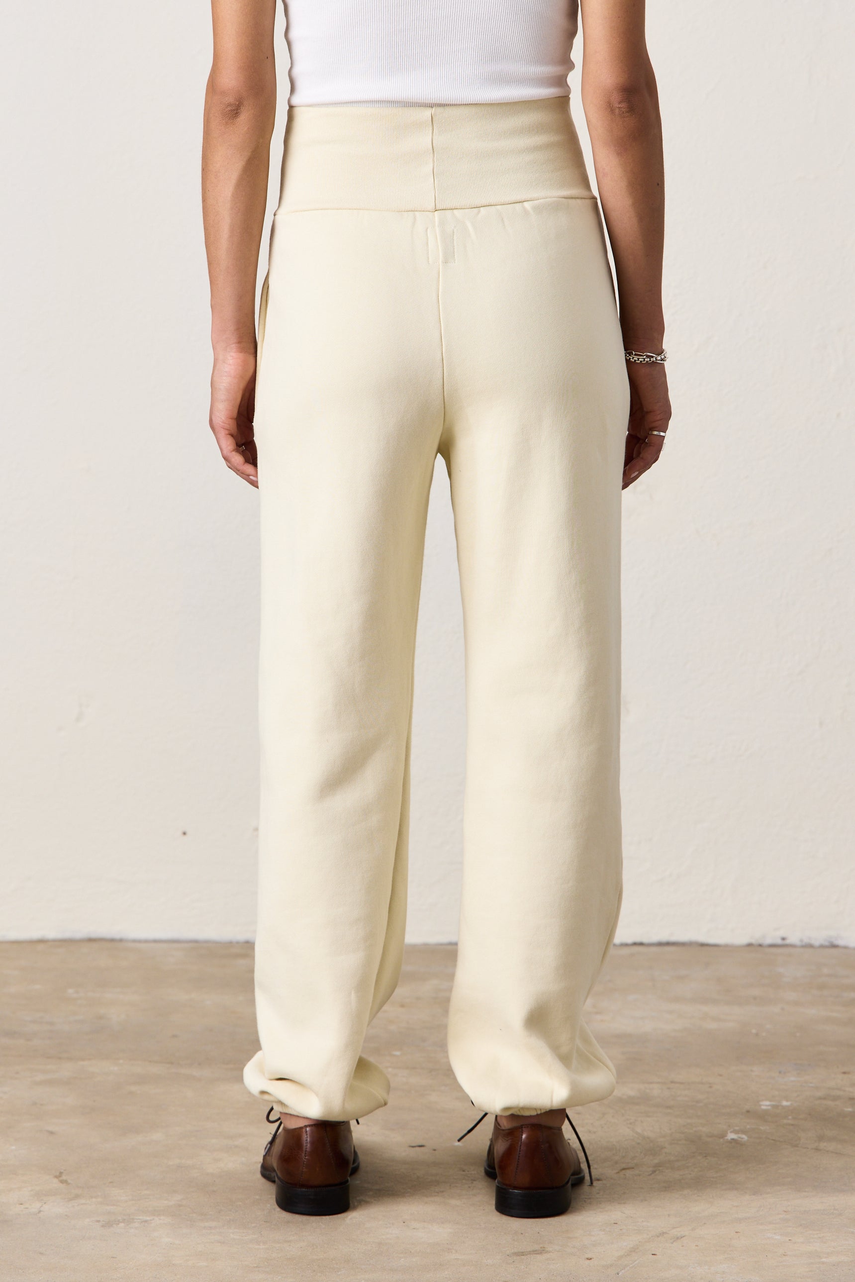 BLAKES RIB WAISTED COZY FLEECE SWEATPANT
