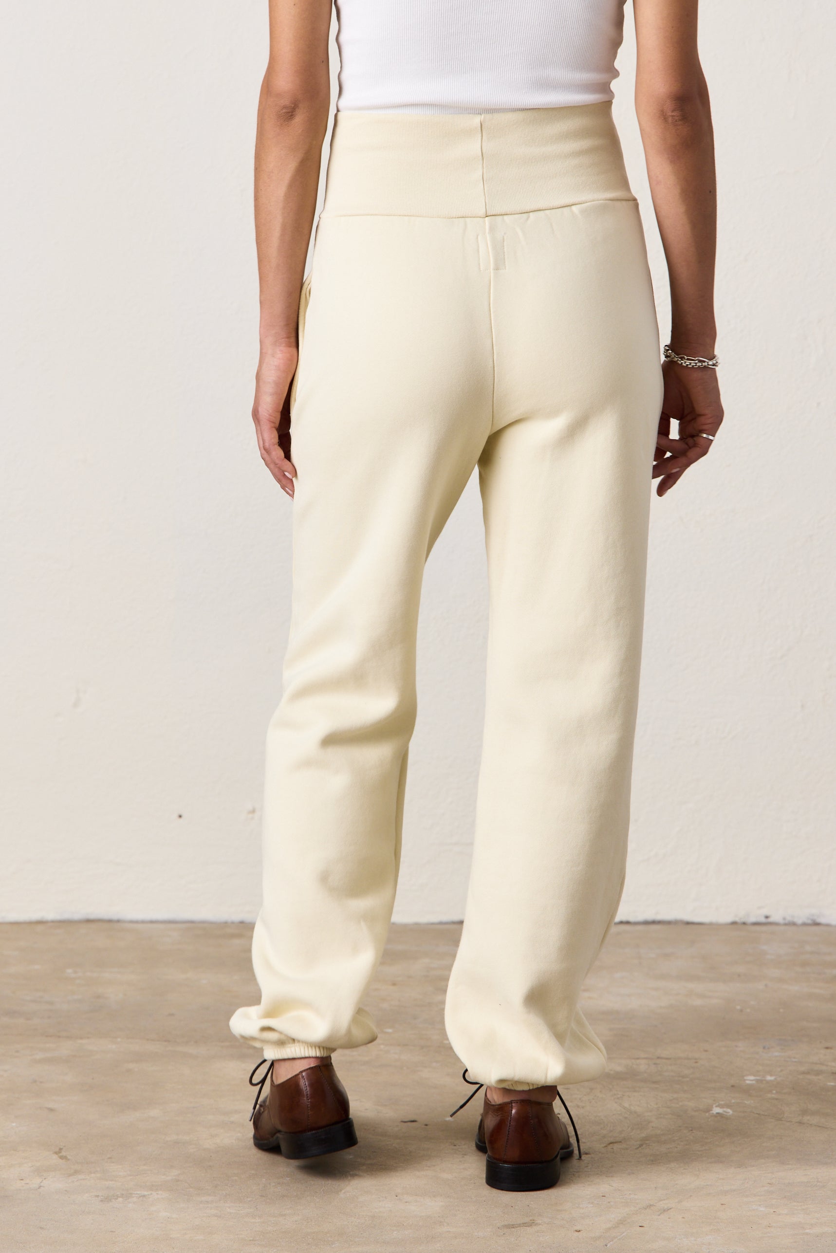 BLAKES RIB WAISTED COZY FLEECE SWEATPANT