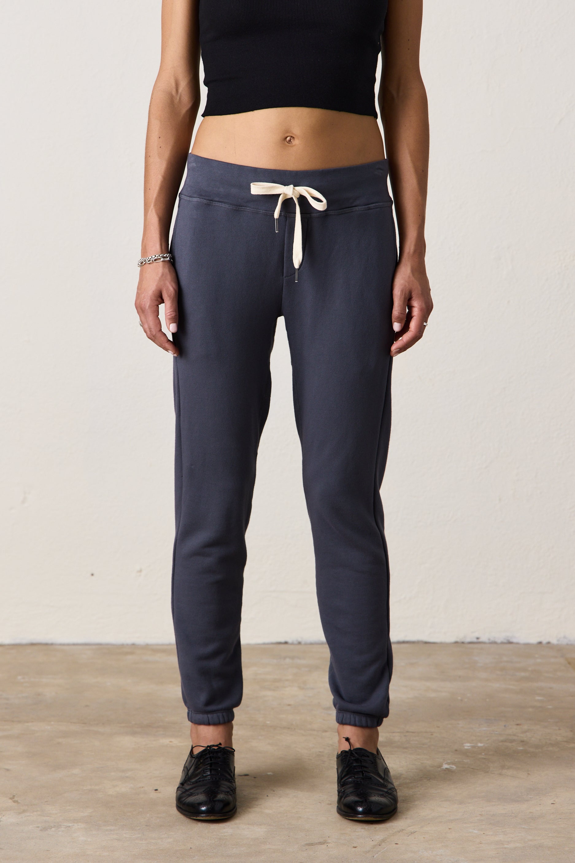 SAYDE SLIM LOOP TERRY SWEATPANT