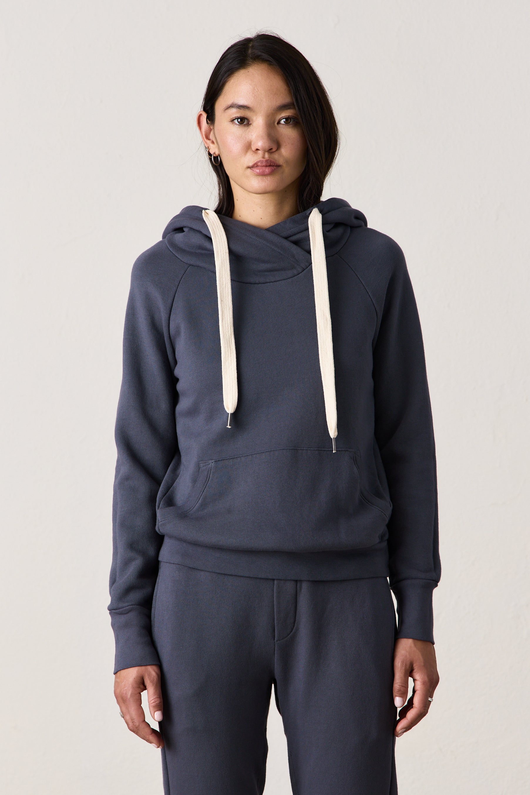 LISSE FITTED LOOP TERRY HOODY