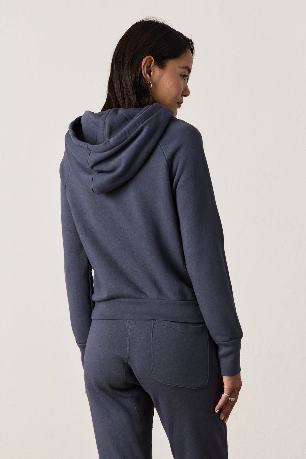 LISSE FITTED LOOP TERRY HOODY