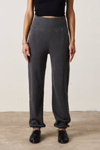 BLAKES RIB WAISTED COZY FLEECE SWEATPANT