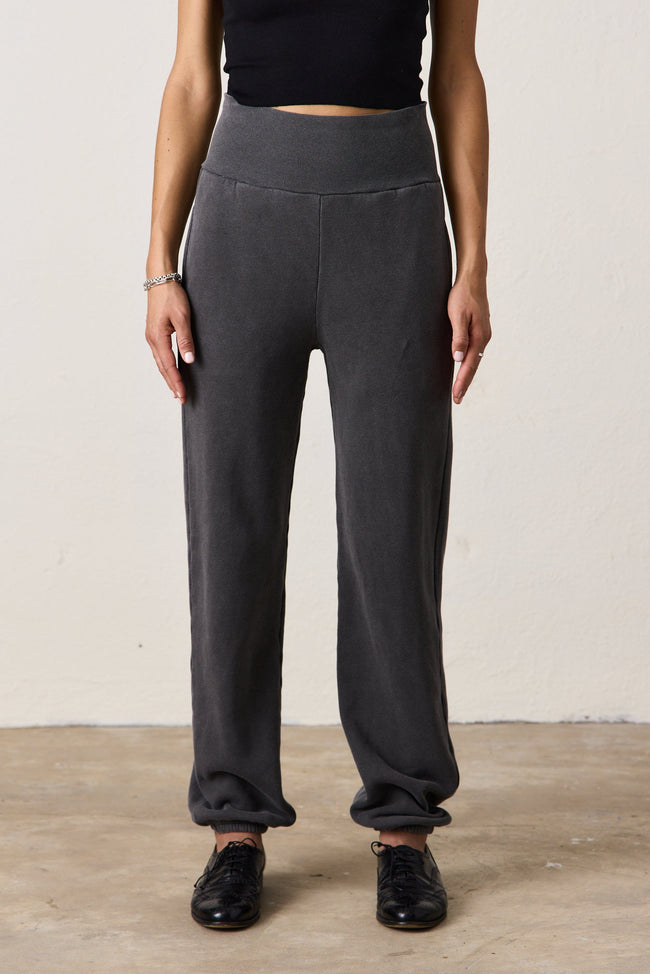 BLAKES RIB WAISTED COZY FLEECE SWEATPANT Main Image