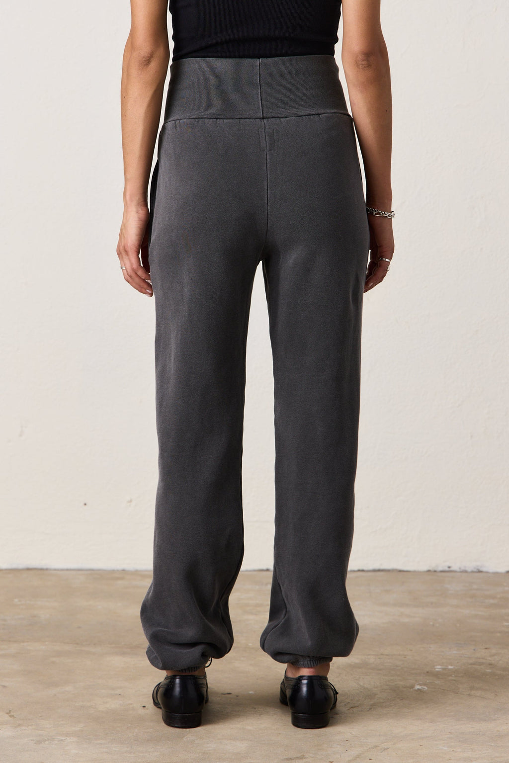 BLAKES RIB WAISTED COZY FLEECE SWEATPANT